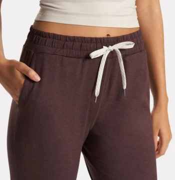 Women's casual poly cotton joggers