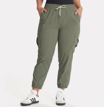 Comfort cargo style joggers for women