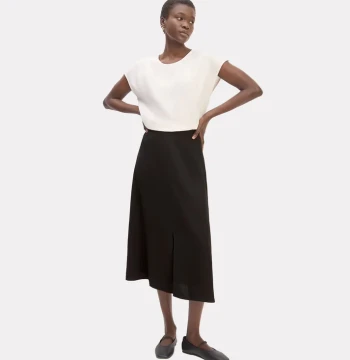 Women's flowy midi skirt