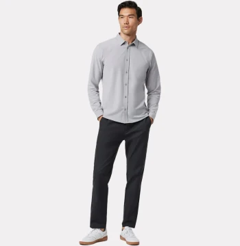 Formal mid rise pant for man