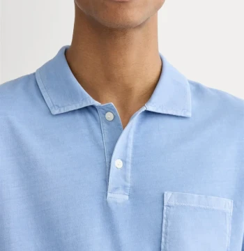 Men's polo neck t-shirt