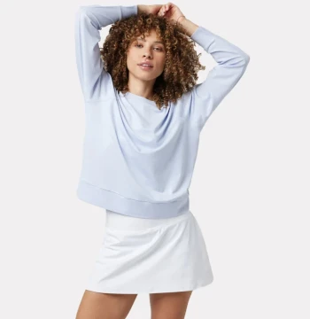 Cotton blend crew neck tshirt for women